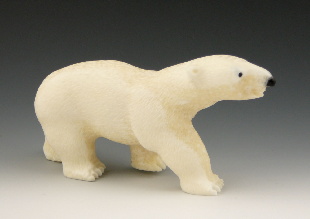 Polar Bear Raymond Toolie Maruskiya's of Nome Alaska Native Art