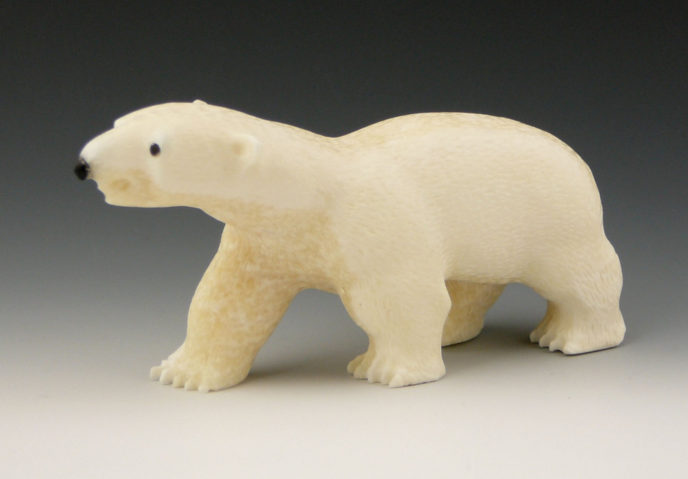 Polar Bear Raymond Toolie Maruskiya's of Nome Alaska Native Art