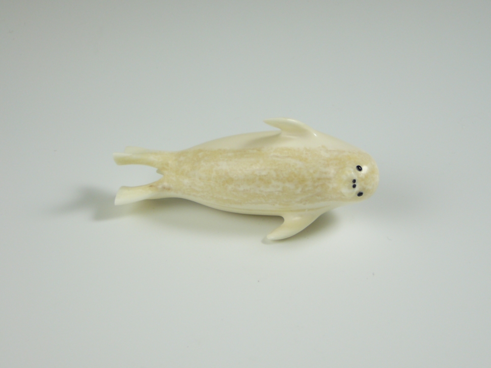 Floating Seal - Andrew Rookok | Maruskiya's of Nome Alaska Native Art